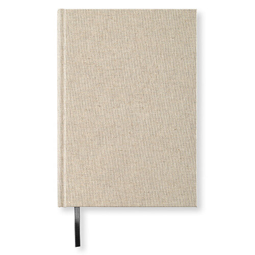 Notebook A5 Plain Rough Linen