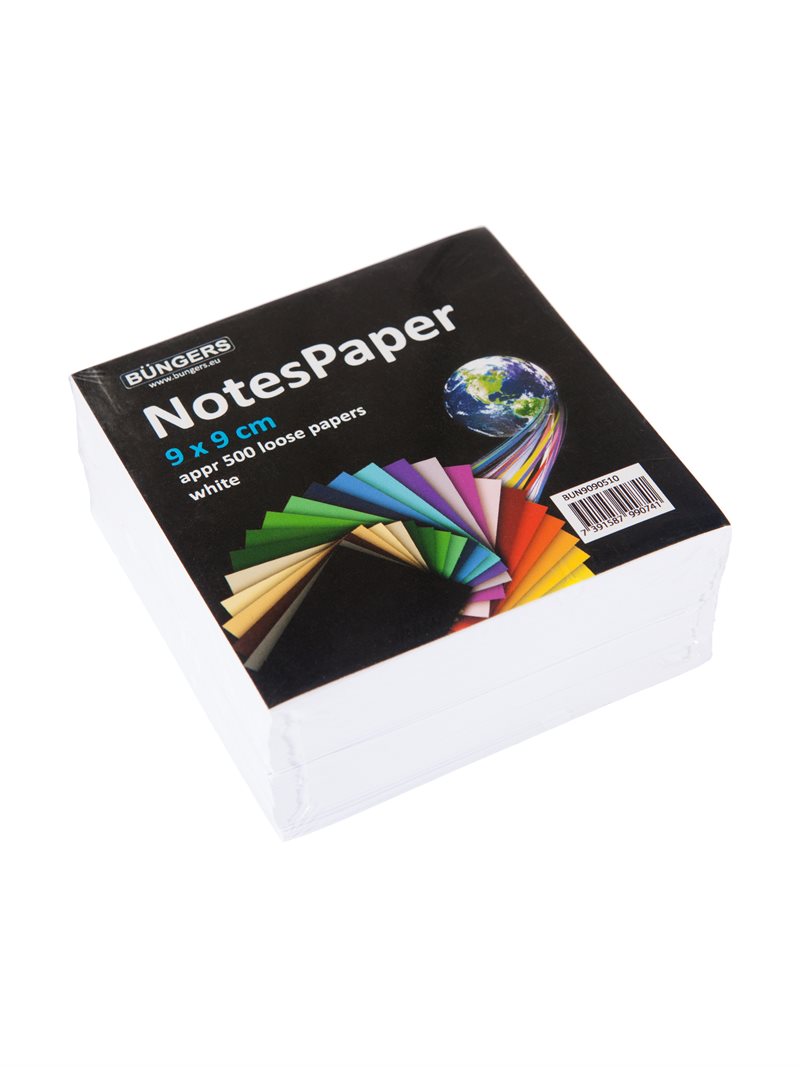 Notispapper refill olimmad 90x90mm vit