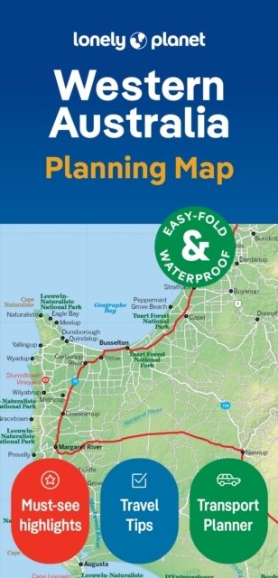 Lonely Planet Western Australia Planning Map