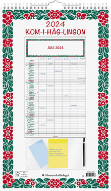 Kalender 2024 Kom-i-håg Lingon Helår FSC