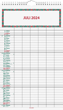 Kalender 2024 Kom-i-håg Lingon Helår FSC